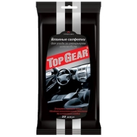 Top Gear №25 влажные салф.для кожи салона