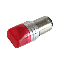 Светодиодная лампа (P21W) 9SMD (12V) Стекло