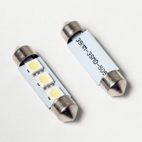 Светодиодная лампа C5W 18SMD (41мм) 12-24V