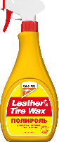 Полироль универсальный (кож.,рез.,пласт.) Leather-Tire Wax (апельсин-грейпфрут) 500 мл. KANGAROO