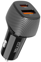 Автомобильное ЗУ 2USB 48Вт USB/Type-C QC3.0  WALKER